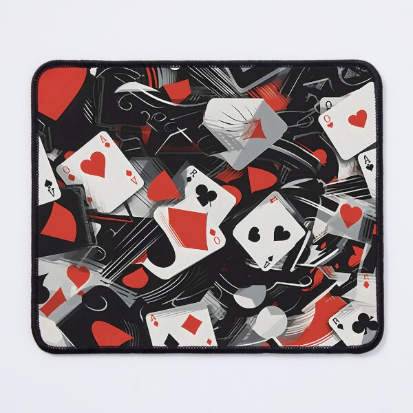 Item preview, Dynamic Playing Cards Cascade Casino Style Art designed and sold by inkArtistryfine.