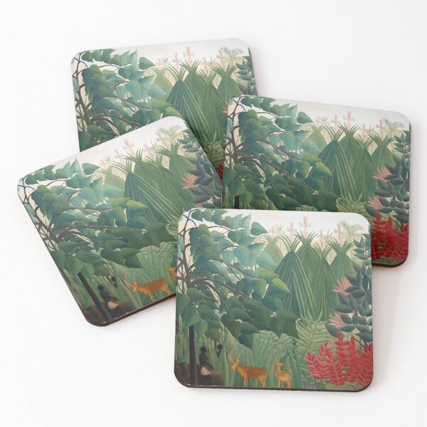 Item preview, Henri Rousseau, 1844-1910 France, Henri Rousseau Jungle Paintings designed and sold by HobertShoop.
