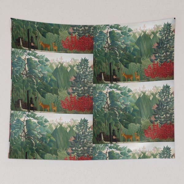 Item preview, Henri Rousseau, 1844-1910 France, Henri Rousseau Jungle Paintings designed and sold by HobertShoop.