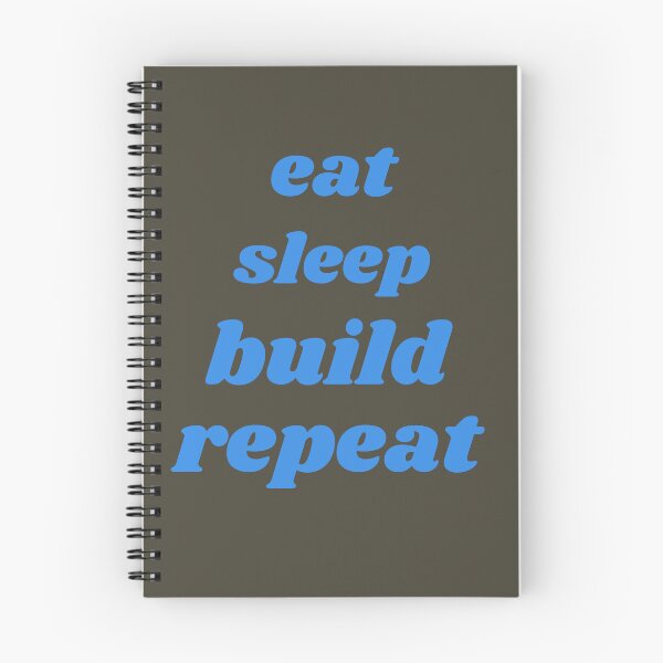 Item preview, Nice Eat Sleep Build Repeat quote, Building Blocks Bricks Master Builder  designed and sold by Modren-design.