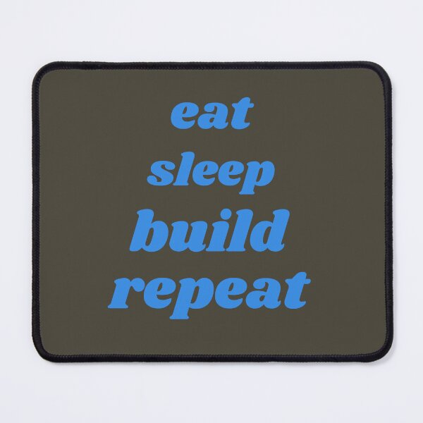Item preview, Nice Eat Sleep Build Repeat quote, Building Blocks Bricks Master Builder designed and sold by Modren-design.
