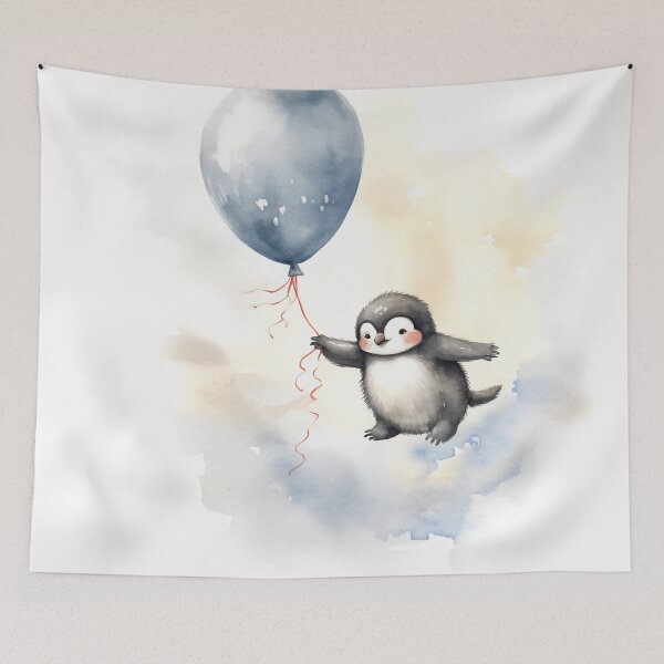 Item preview, Baby Penguin Balloon Escape designed and sold by Brendon987.