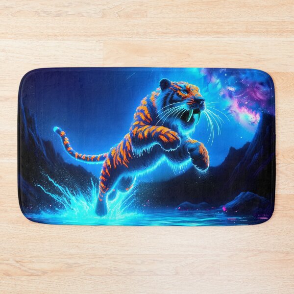 Item preview, Blacklight Style Saber-Toothed Tiger Luminous Leap designed and sold by Matt's Artificial Nature.