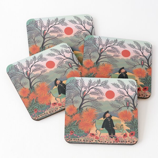 Item preview, Henri Rousseau, 1844-1910 France, Henri Rousseau Jungle Paintings designed and sold by HobertShoop.