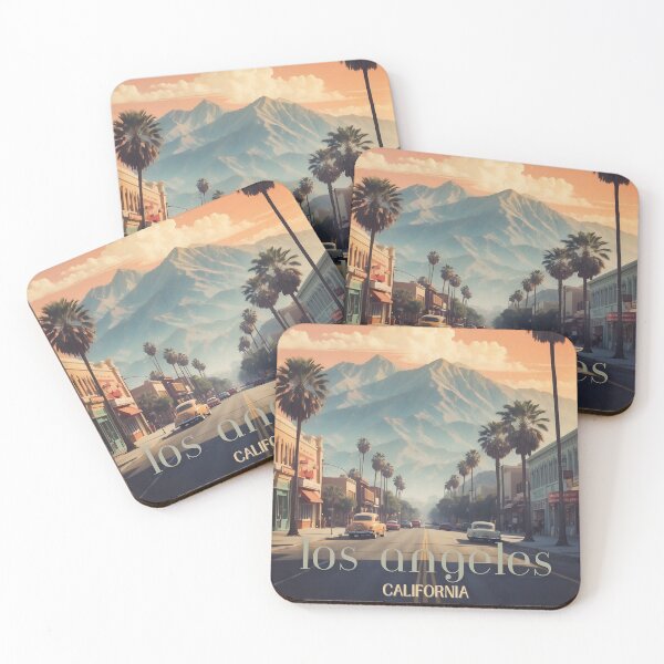 Item preview, Capturing Glamour: Vintage Travel Poster of Los Angeles designed and sold by Ceemko's Vintage Corner.