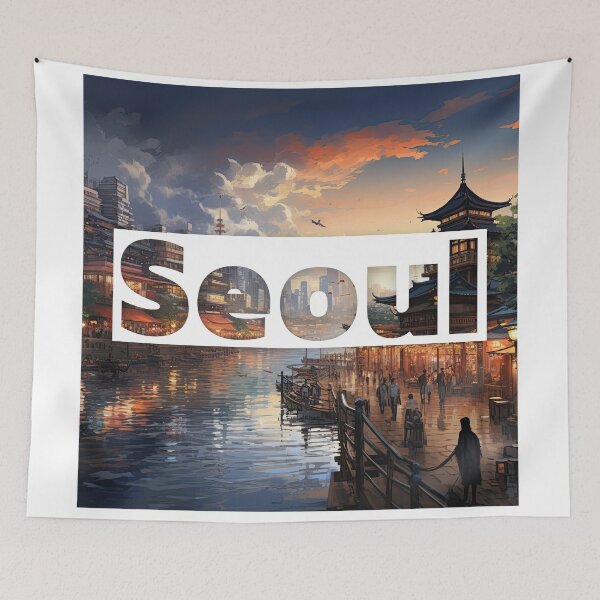 Item preview, Futuristic Seoul  designed and sold by Shutter-Dragon.