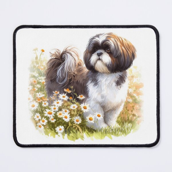 Item preview, Shih Tzu Dog Among the Daisies designed and sold by Kim Arnott.