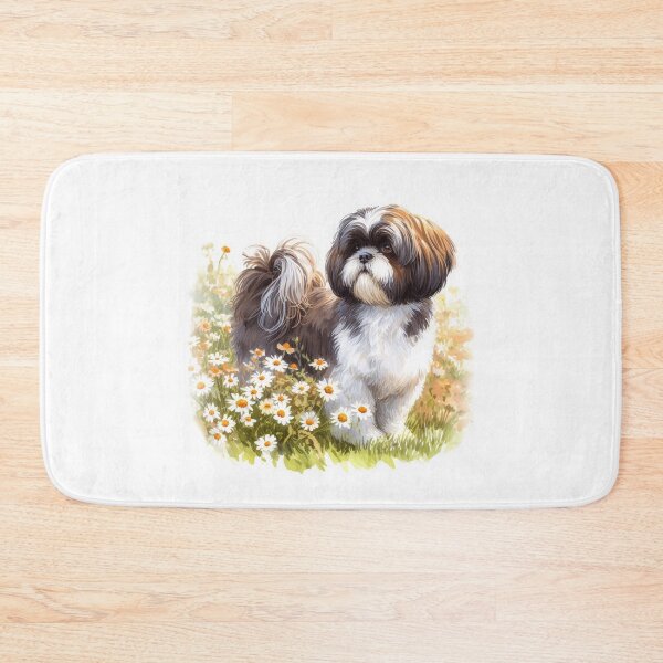 Item preview, Shih Tzu Dog Among the Daisies designed and sold by Kim Arnott.