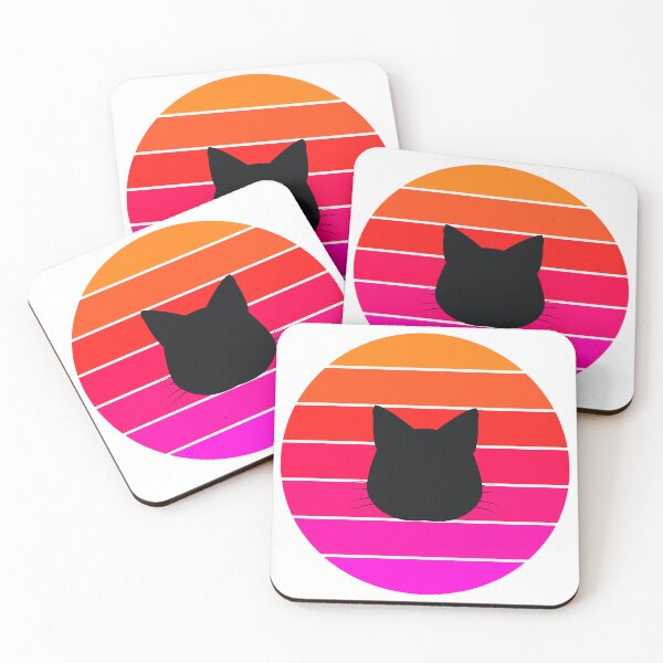Item preview, Retro Sunset Cat Silhouette designed and sold by JPareDesign.