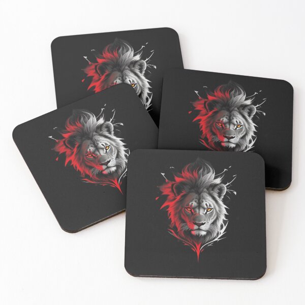 Item preview, GrayScale And Red Lion designed and sold by koolcreative.