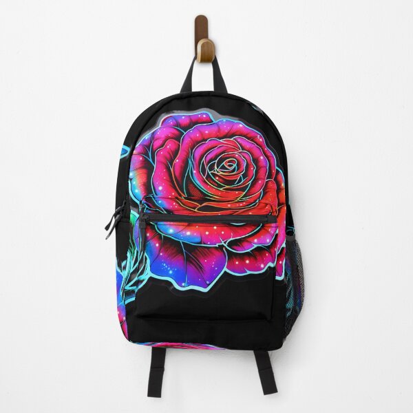 Item preview, Neon red rose designed and sold by AI-Only Creations.