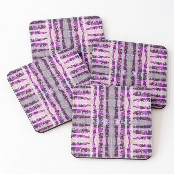 Item preview, Tinsel Feathers Monoprint Pattern designed and sold by vallisrowe.