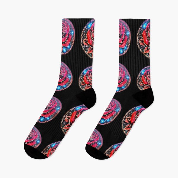 Item preview, Neon red rose designed and sold by AI-Only Creations.