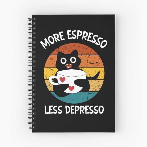 Artikelvorschau, Mehr Espresso, weniger Depresso entworfen und verkauft von SunnyFunnyArt.