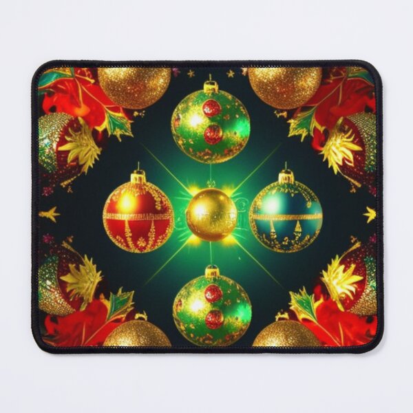 Item preview, beautiful Christmas balls in golden pollen designed and sold by aipaint.
