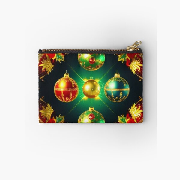 Item preview, beautiful Christmas balls in golden pollen designed and sold by aipaint.