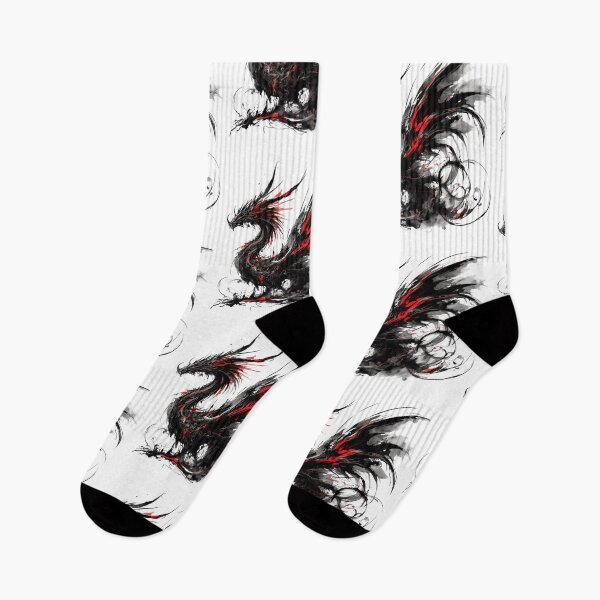 Item preview, Japanese dragon painted in ink designed and sold by Lukasz Kobylka.