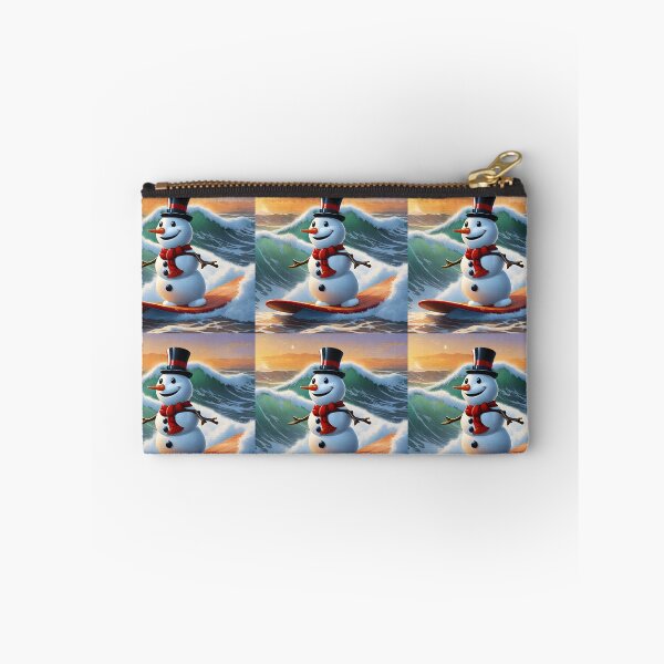 Item preview, Snowman Surfer #7 On Vacation -   Cool Yule Swell  designed and sold by Artekinium.