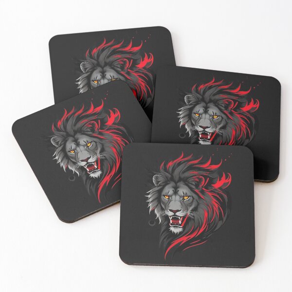 Item preview, GrayScale And Red Lion designed and sold by koolcreative.