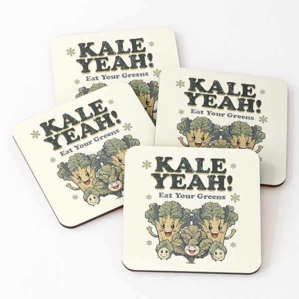 Item preview, Kale Yeah! Eat Your Greens Retro designed and sold by Buzzworthy Threads.