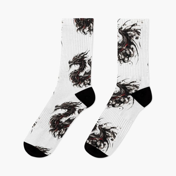 Item preview, Japanese dragon painted in ink designed and sold by Lukasz Kobylka.