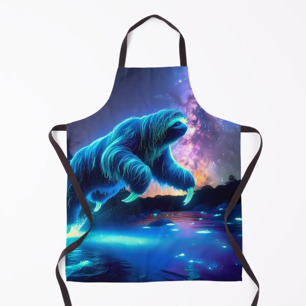 Item preview, Blacklight Style Giant Ground Sloth Luminous Leap designed and sold by Matt's Artificial Nature.