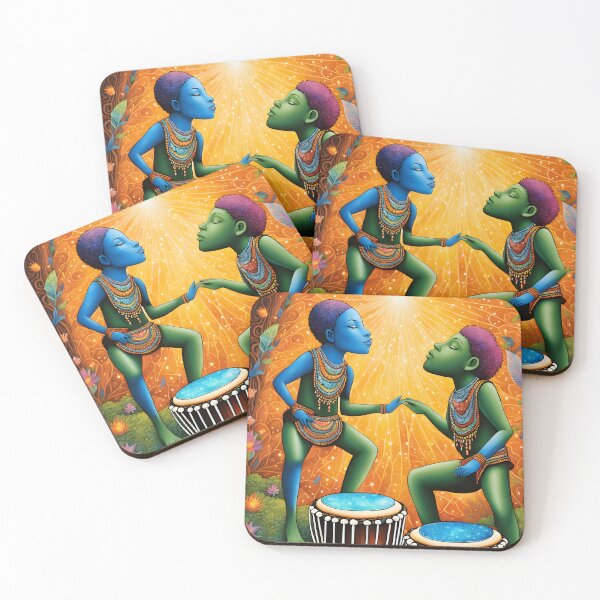 Item preview, Couple drumming designed and sold by Yngo Gutmann.