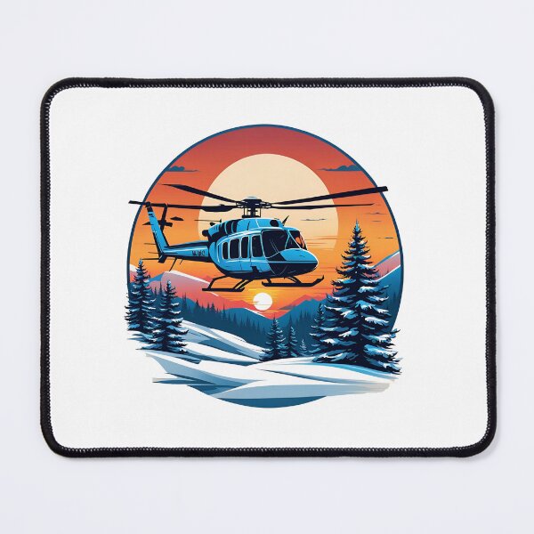 Item preview, Sunset winter and helicopter designed and sold by simaso.