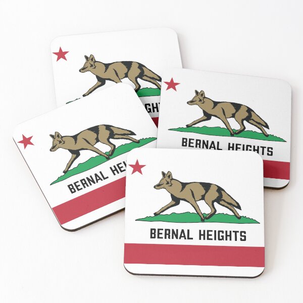 Item preview, Bernal Heights Coyote San Francisco California designed and sold by rallyp.