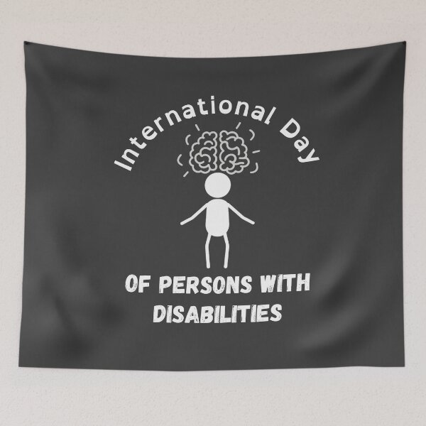 Item preview, International Day of Persons with Disabilities ADHD Autism designed and sold by Laugh-Lines.