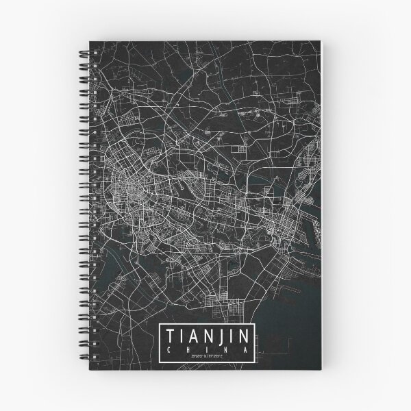 Item preview, Tianjin City Map of China - Dark designed and sold by deMAP.