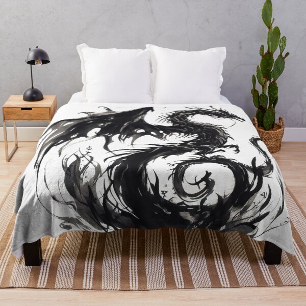Item preview, Japanese dragon painted in ink designed and sold by Lukasz Kobylka.