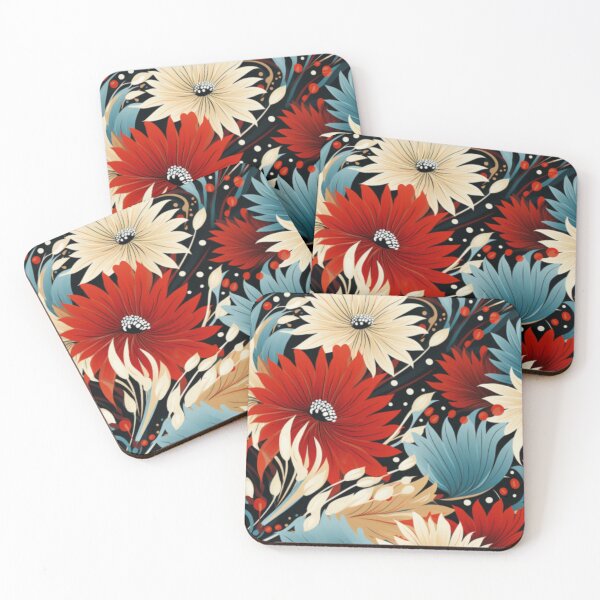 Item preview, Desert Wildflowers -aboriginal art flowers 2 designed and sold by DM-MD.