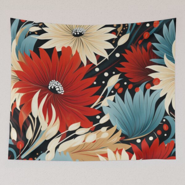 Item preview, Desert Wildflowers -aboriginal art flowers 2 designed and sold by DM-MD.