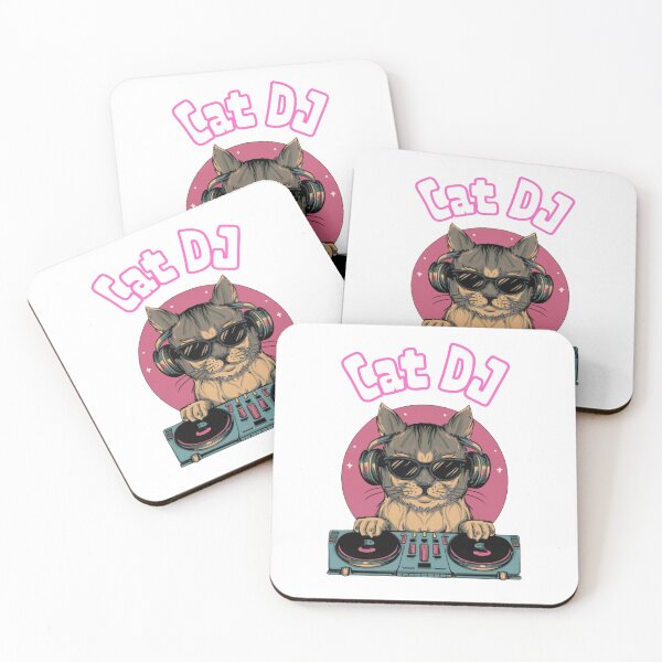 Item preview, Cute Cat DJ designed and sold by SobaShoppp.