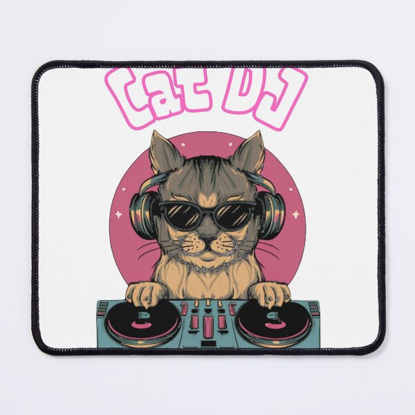 Item preview, Cute Cat DJ designed and sold by SobaShoppp.