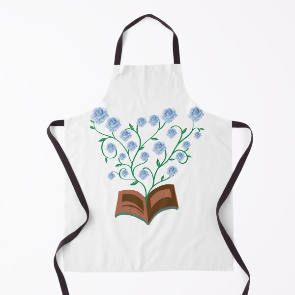 Item preview, Flowers Growing From Book | Many Blue Roses blooming | Little Blue Flowers S designed and sold by CircinusStore.