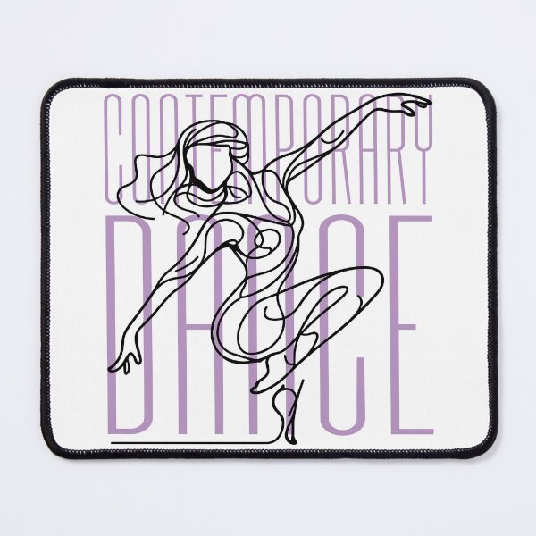 Item preview, Contemporary Dance - Black one line art of Female dancer designed and sold by PrintSoulDesign.