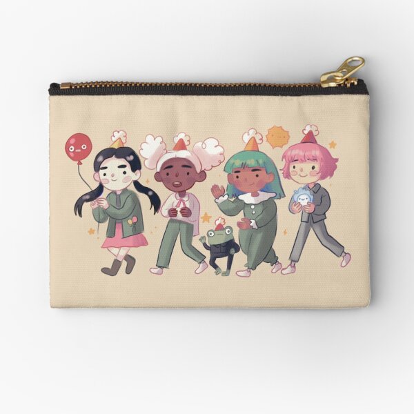 Cute clown girls illustration Zipper Pouch