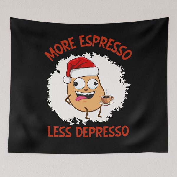 Item preview, More espresso Less depresso designed and sold by SunnyFunnyArt.