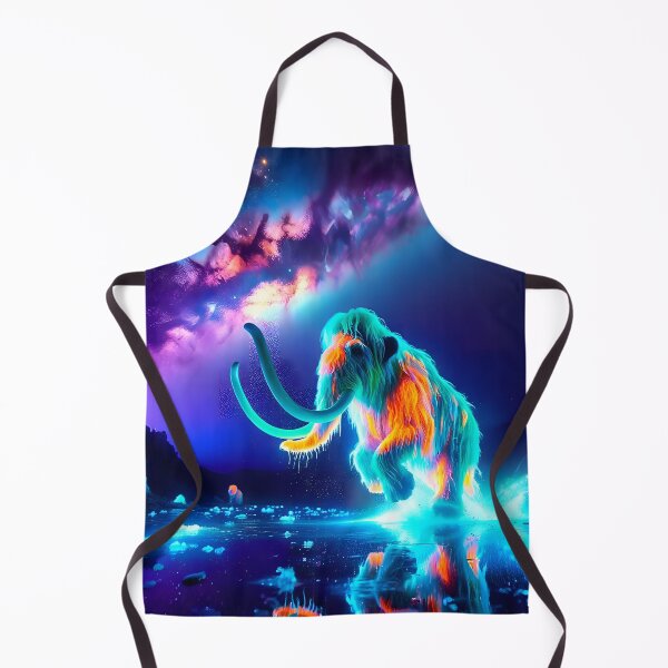 Item preview, Blacklight Style Woolly Mammoth Luminous Leap designed and sold by Matt's Artificial Nature.