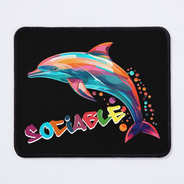 Item preview, Neon Dolphin designed and sold by SideSignal.