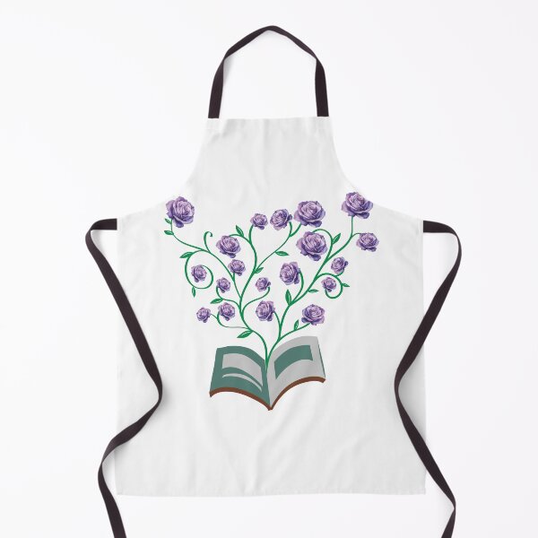Item preview, Flowers Growing From Book | Many Violet Roses blooming designed and sold by CircinusStore.
