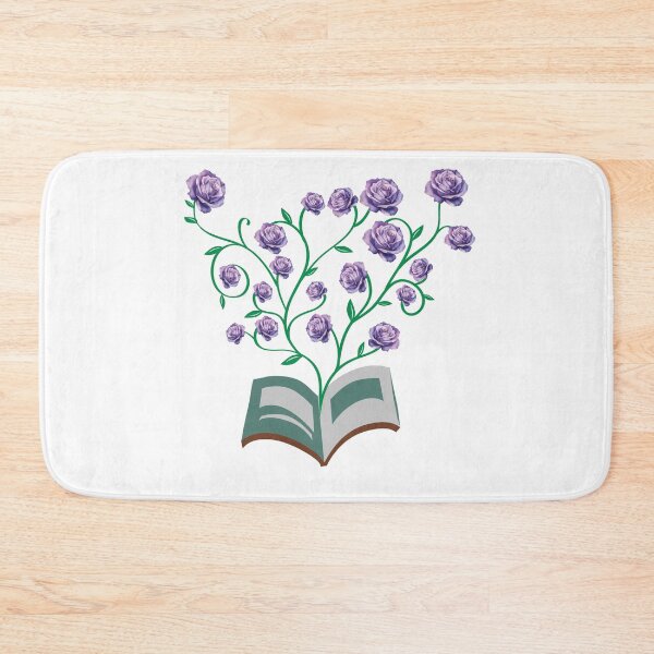 Item preview, Flowers Growing From Book | Many Violet Roses blooming designed and sold by CircinusStore.