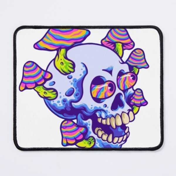 Item preview, trippy skull and mushroom design designed and sold by Designs-By-Lily.