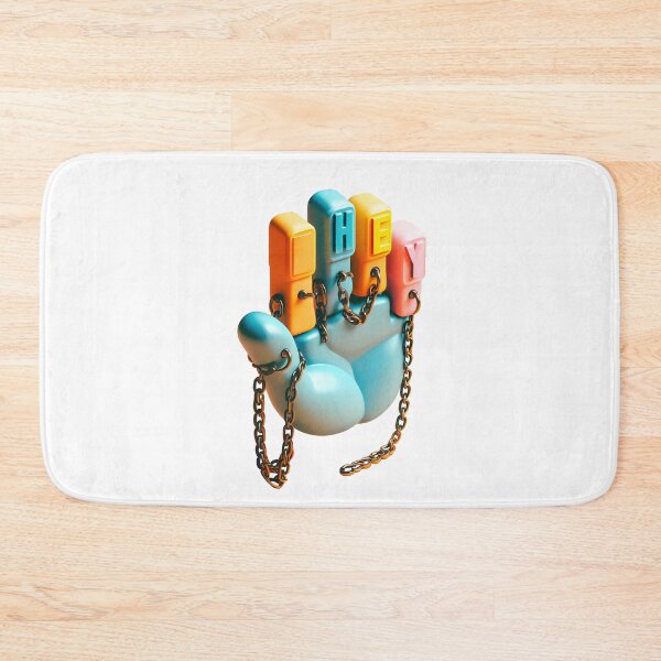 Item preview, Hand with HEY Plaques designed and sold by Glariix.