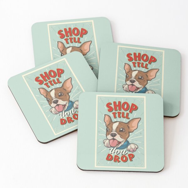 Item preview, Shop Till You Drop Dog designed and sold by BassHeadMomma.