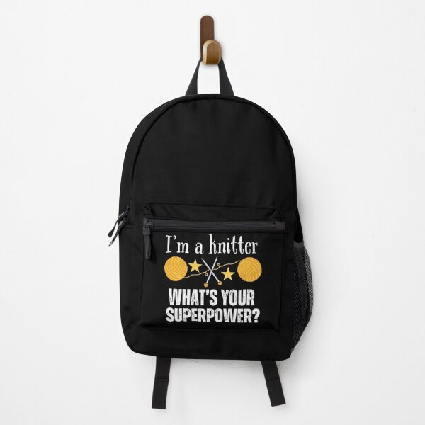 Item preview, I'm a knitter - what's your superpower? designed and sold by EvergreenWhimsy.