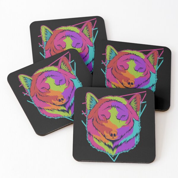 Item preview, neon wolf designed and sold by Similce.