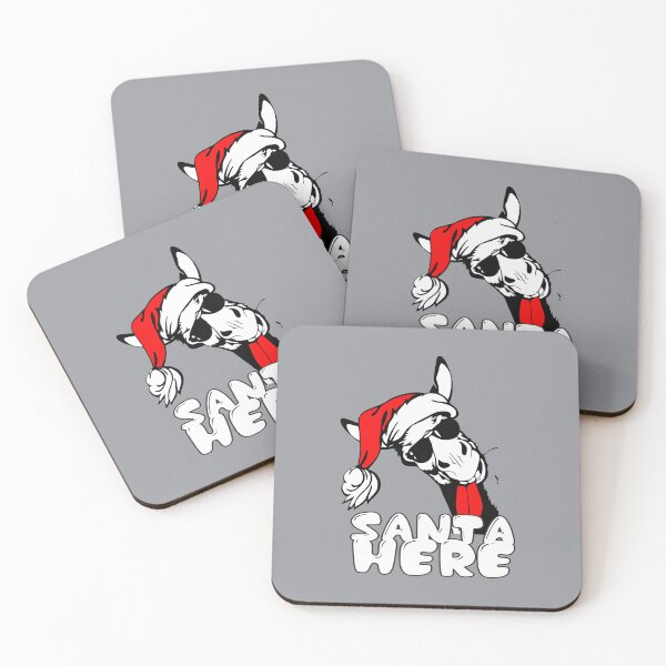 Item preview, Santa here santa donkey designed and sold by goAnecha.